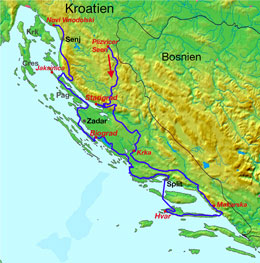 Offroad Kroatien Verlauf